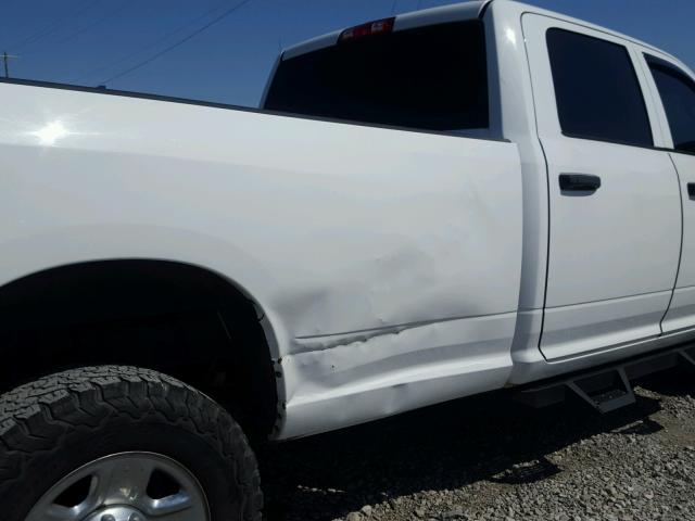 3C6UR5HLXEG245983 - 2014 RAM 2500 ST WHITE photo 9