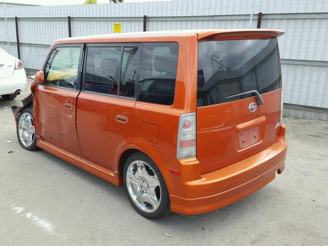 JTLKT324740160162 - 2004 TOYOTA SCION XB ნარინჯისფერი ფოტო 3