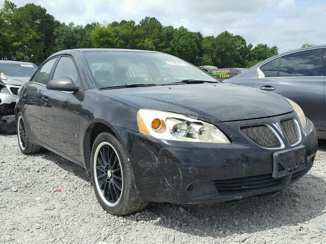 1G2ZF55B764209125 - 2006 PONTIAC G6 SE BLACK photo 1