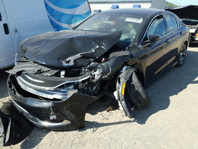 1C3CCCCG3FN515279 - 2015 CHRYSLER 200 C BLACK photo 2