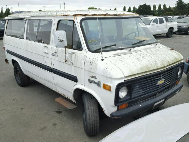 CGL367U220162 - 1977 CHEVROLET VAN WHITE photo 1