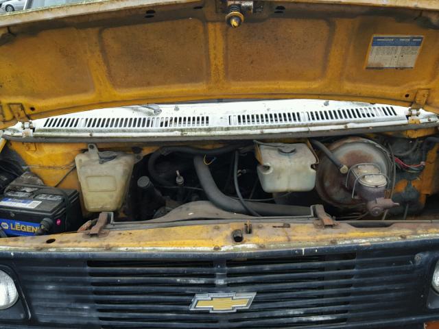 CGL367U220162 - 1977 CHEVROLET VAN WHITE photo 7