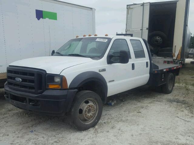 1FDXW46P47EB23172 - 2007 FORD F450 SUPER WHITE photo 2