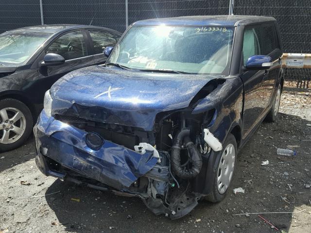 JTLZE4FE6EJ054363 - 2014 TOYOTA SCION XB ლურჯი ფოტო 2