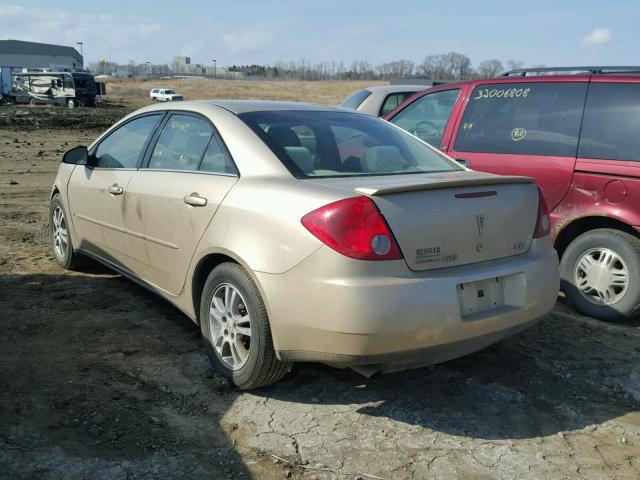 1G2ZG558264242860 - 2006 PONTIAC G6 SE1 GOLD photo 3