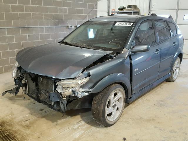 5Y2SL65806Z430505 - 2006 PONTIAC VIBE GREEN photo 2