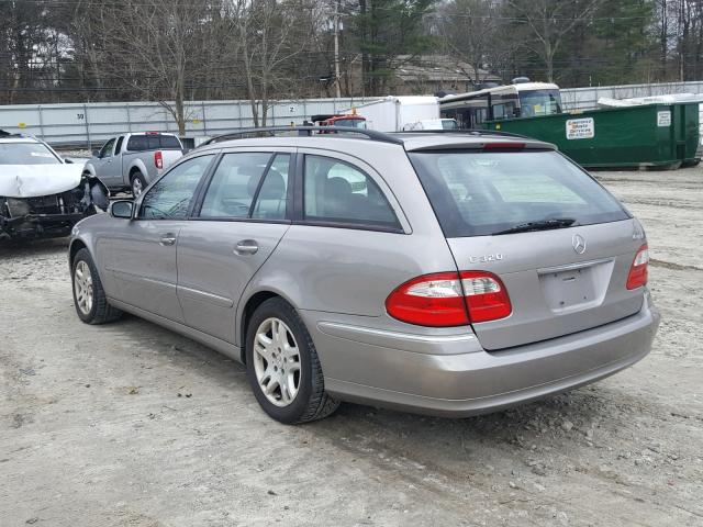 WDBUH82J04X122142 - 2004 MERCEDES-BENZ E 320 4MAT BEIGE photo 3