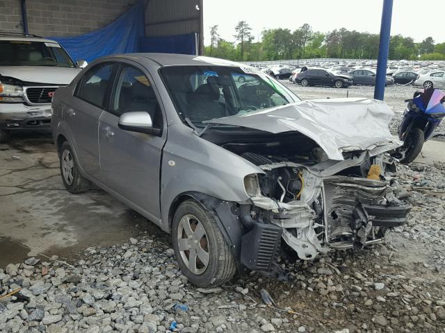 KL1TD56678B097151 - 2008 CHEVROLET AVEO BASE Szary zdjęcie 1