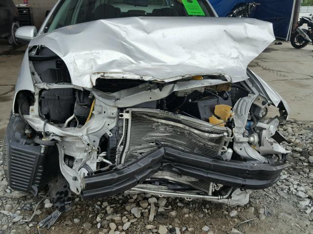 KL1TD56678B097151 - 2008 CHEVROLET AVEO BASE Szary zdjęcie 9