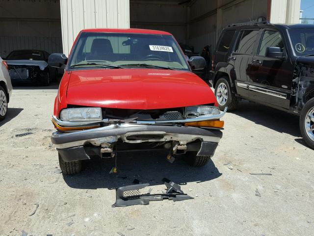 1GCCS19W728134125 - 2002 CHEVROLET S TRUCK S1 RED photo 9