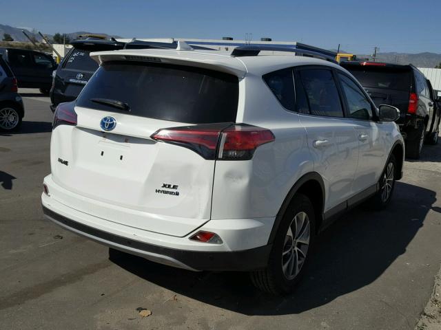 JTMRJREV3HD132963 - 2017 TOYOTA RAV4 HV LE WHITE photo 4