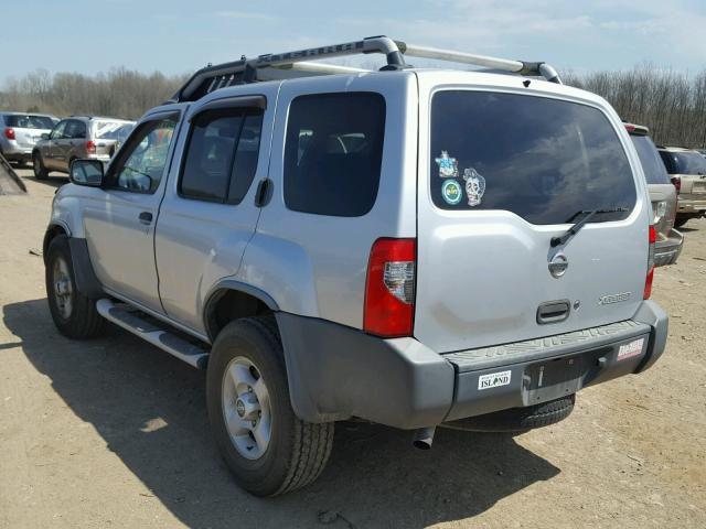 5N1ED28Y24C611857 - 2004 NISSAN XTERRA XE SILVER photo 3