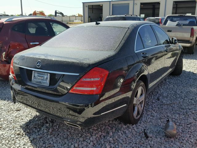 WDDNG7BB6BA408983 - 2011 MERCEDES-BENZ S 550 BLACK photo 4