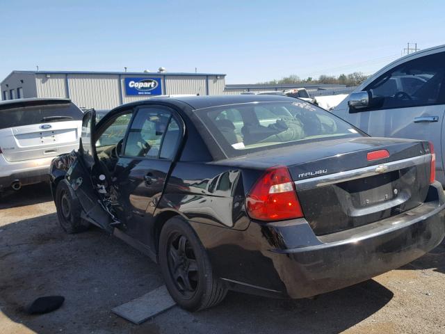 1G1ZS57N57F227121 - 2007 CHEVROLET MALIBU LS 黑色 照片 3