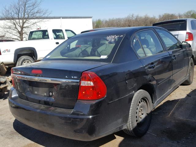 1G1ZS57N57F227121 - 2007 CHEVROLET MALIBU LS 黑色 照片 4