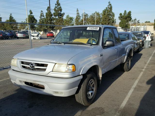 4F4YR16U62TM07399 - 2002 MAZDA B3000 CAB SILVER photo 2