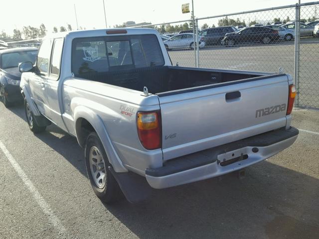 4F4YR16U62TM07399 - 2002 MAZDA B3000 CAB SILVER photo 3