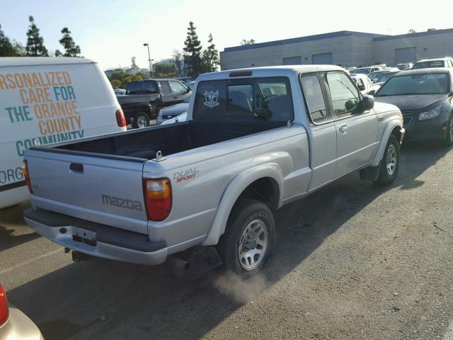 4F4YR16U62TM07399 - 2002 MAZDA B3000 CAB SILVER photo 4