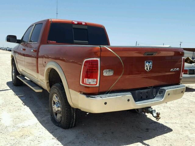 3C6UR5GL3DG554212 - 2013 RAM 2500 LONGH ORANGE photo 3