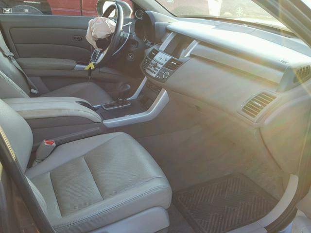 5J8TB18258A007231 - 2008 ACURA RDX GRAY photo 5