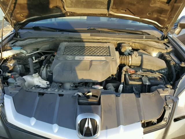 5J8TB18258A007231 - 2008 ACURA RDX GRAY photo 7