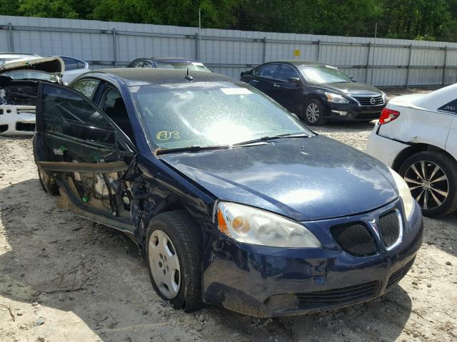 1G2ZF57B184152310 - 2008 PONTIAC G6 VALUE L BLUE photo 1