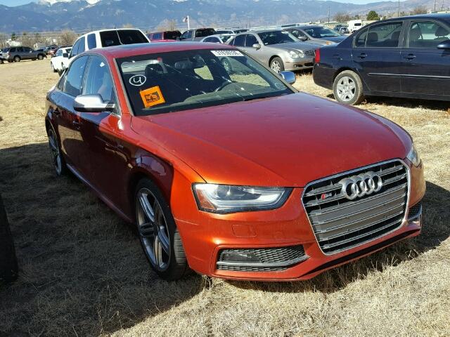 WAUBGAFL6DA110088 - 2013 AUDI S4 PREMIUM ORANGE photo 1