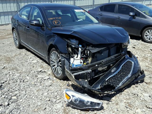 KNALN4D79F5177121 - 2015 KIA CADENZA PR BLACK photo 1