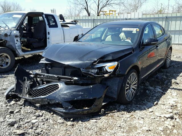 KNALN4D79F5177121 - 2015 KIA CADENZA PR BLACK photo 2