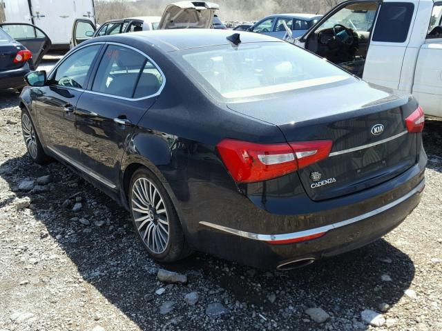 KNALN4D79F5177121 - 2015 KIA CADENZA PR BLACK photo 3