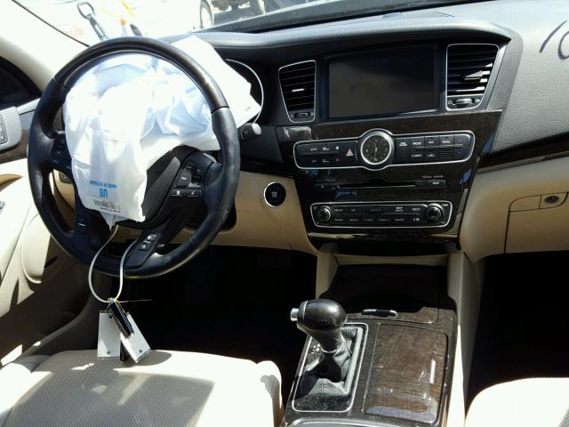 KNALN4D79F5177121 - 2015 KIA CADENZA PR BLACK photo 9