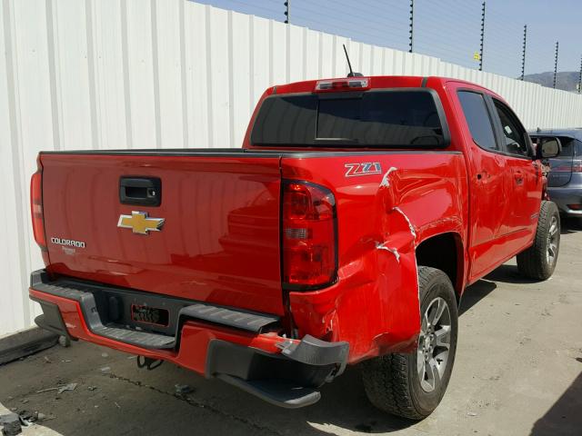 1GCGSDE37G1242209 - 2016 CHEVROLET COLORADO Z RED photo 4