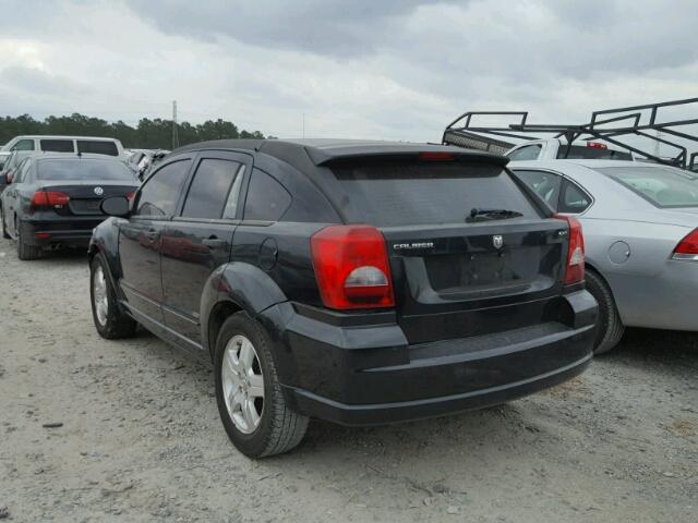 1B3HB48B47D305743 - 2007 DODGE CALIBER SX BLACK photo 3