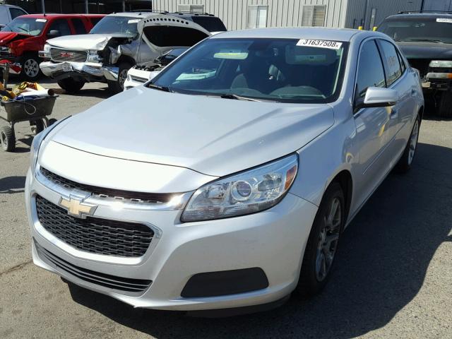 1G11C5SL4EF153252 - 2014 CHEVROLET MALIBU 1LT ვერცხლისფერი ფოტო 2