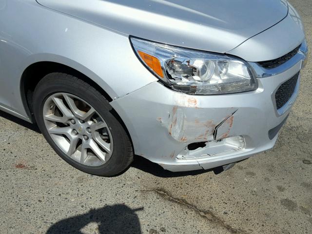 1G11C5SL4EF153252 - 2014 CHEVROLET MALIBU 1LT ვერცხლისფერი ფოტო 9