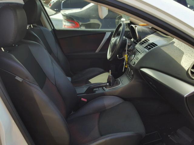 JM1BL1L4XC1605839 - 2012 MAZDA SPEED 3 WHITE photo 5