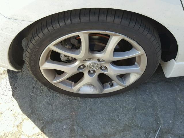 JM1BL1L4XC1605839 - 2012 MAZDA SPEED 3 WHITE photo 9