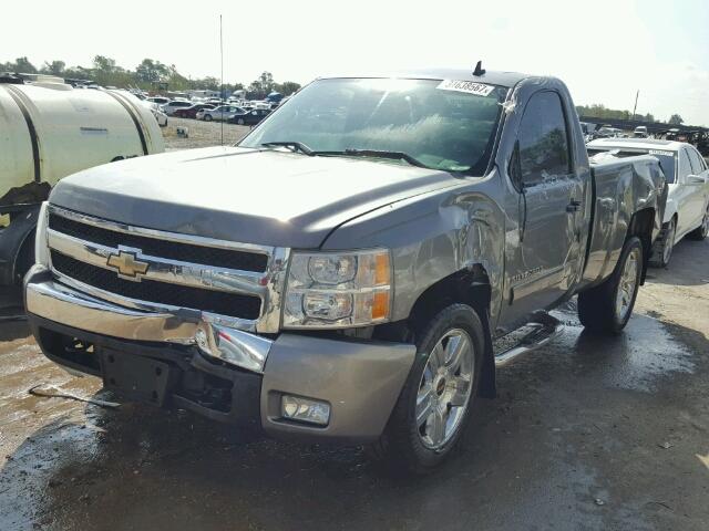 1GCEK14J08Z100664 - 2008 CHEVROLET SILVERADO GRAY photo 2