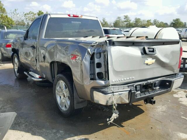 1GCEK14J08Z100664 - 2008 CHEVROLET SILVERADO GRAY photo 3