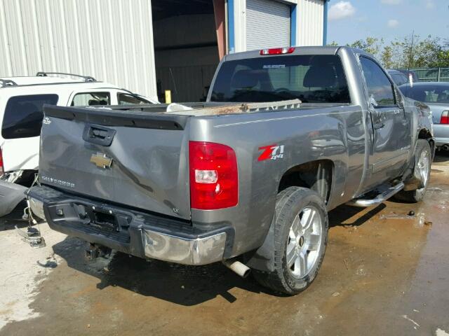 1GCEK14J08Z100664 - 2008 CHEVROLET SILVERADO GRAY photo 4