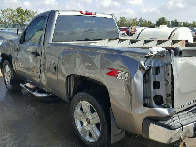 1GCEK14J08Z100664 - 2008 CHEVROLET SILVERADO GRAY photo 9