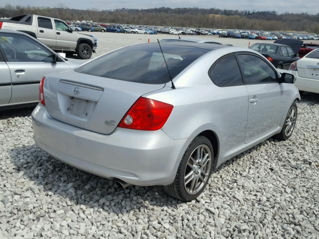 JTKDE177250035554 - 2005 TOYOTA SCION TC 银色 照片 4