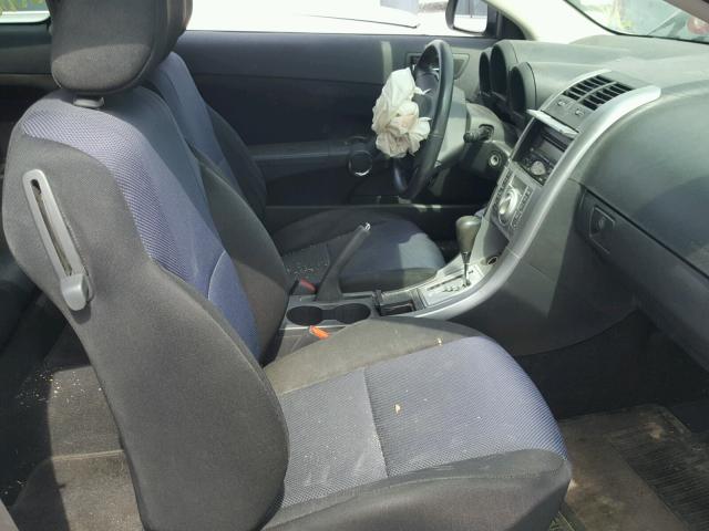 JTKDE177250035554 - 2005 TOYOTA SCION TC 银色 照片 5