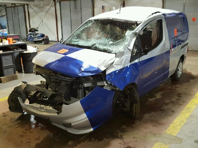 3N63M0ZN8HK701919 - 2017 CHEVROLET CITY EXPRE BLUE photo 2