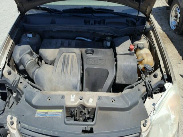 1G1AK52FX57526298 - 2005 CHEVROLET COBALT GOLD photo 7