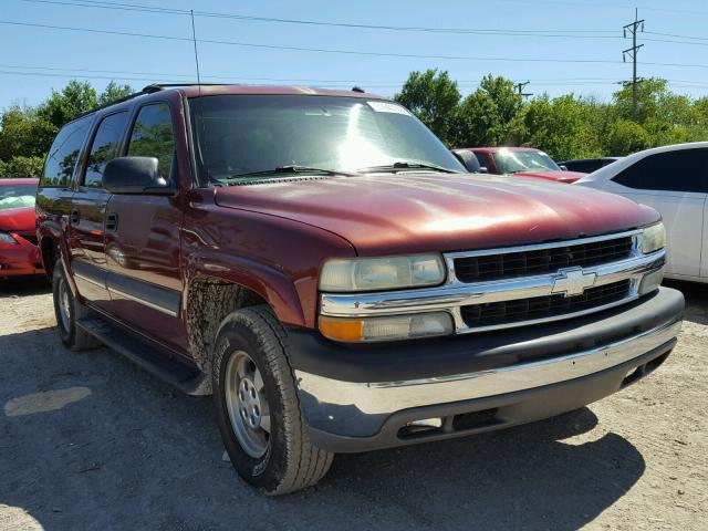 1GNEC16Z52J293830 - 2002 CHEVROLET SUBURBAN C RED photo 1