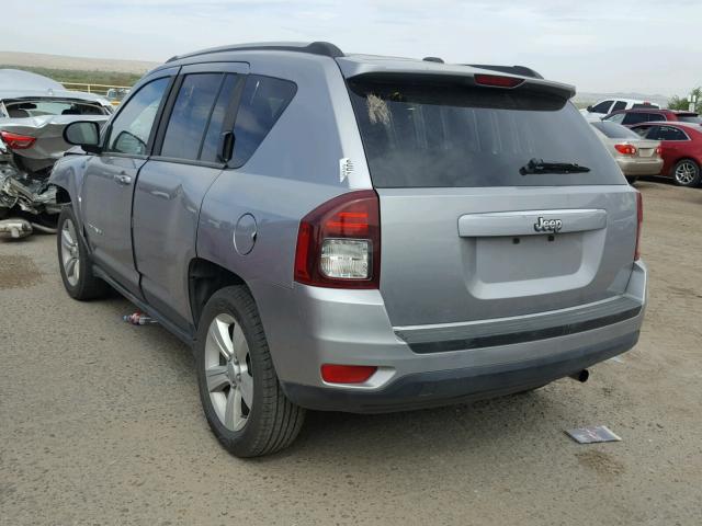 1C4NJCBA4GD811698 - 2016 JEEP COMPASS SP SILVER photo 3