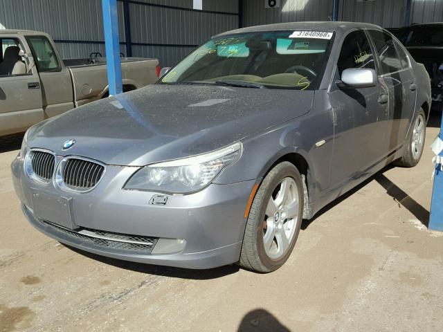 WBANV93548CW56714 - 2008 BMW 535 XI GRAY photo 2