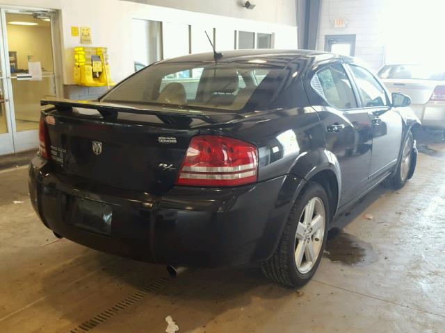 1B3LD76M98N666519 - 2008 DODGE AVENGER R/ BLACK photo 4