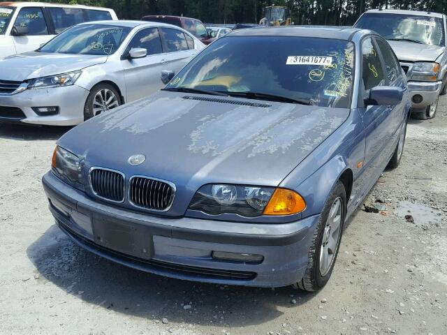 WBAAV33441FU78567 - 2001 BMW 325 I BLUE photo 2